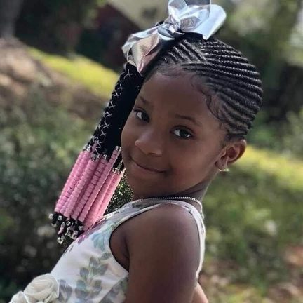 Kids braided hairstyle