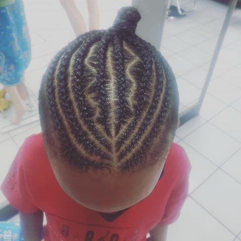 Kids braided hairstyle