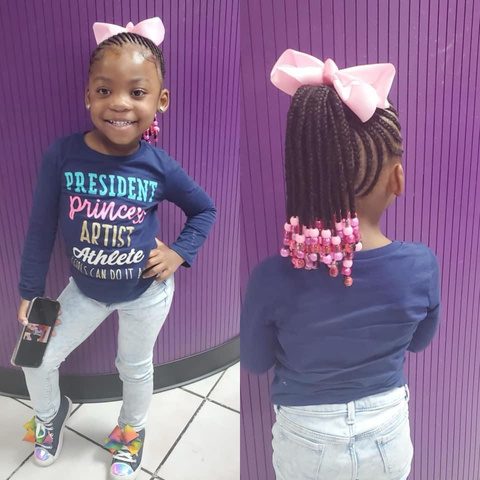 Kids twist hairstyle