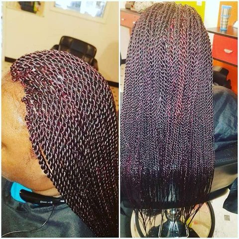 Senegalese twists hairstyle