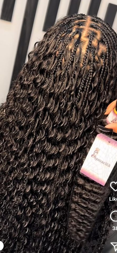 Senegalese twists hairstyle, up-do