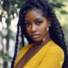 Senegalese twists hairstyle